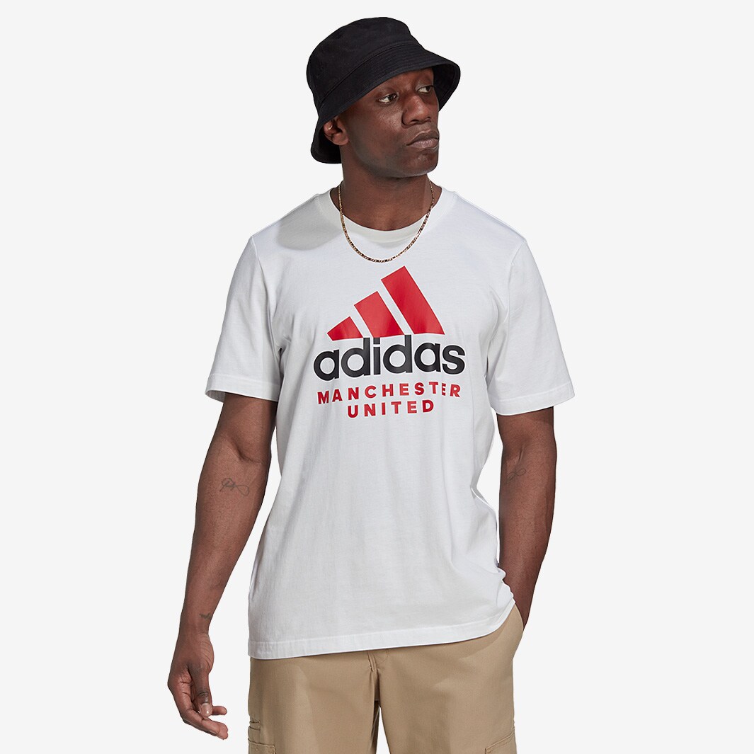 adidas Manchester United 22/23 DNA GR TShirt Weiß Herren