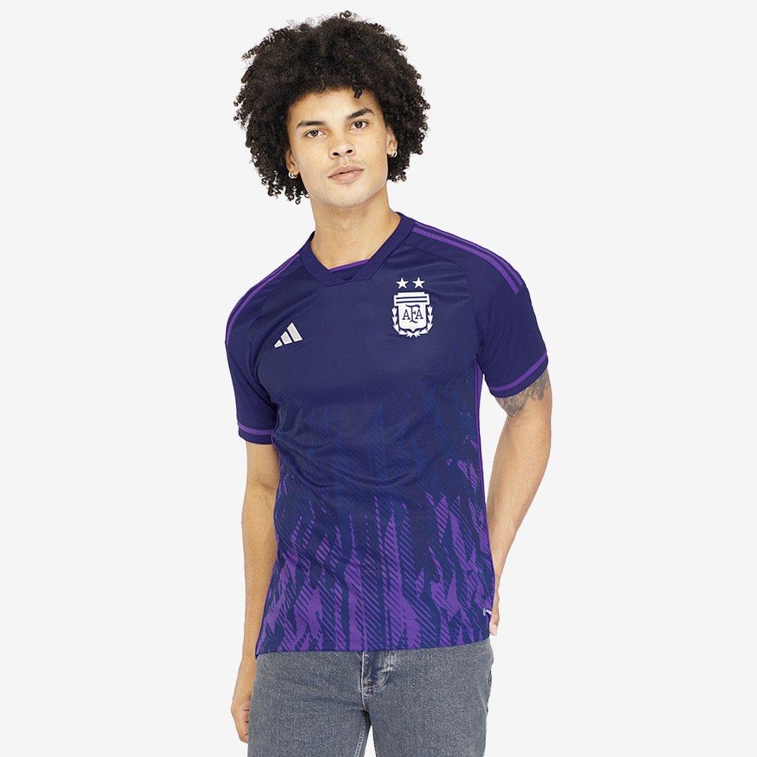 Adidas Argentina 2022-23 Messi Away Jersey Legacy Indigo/Purple Rush