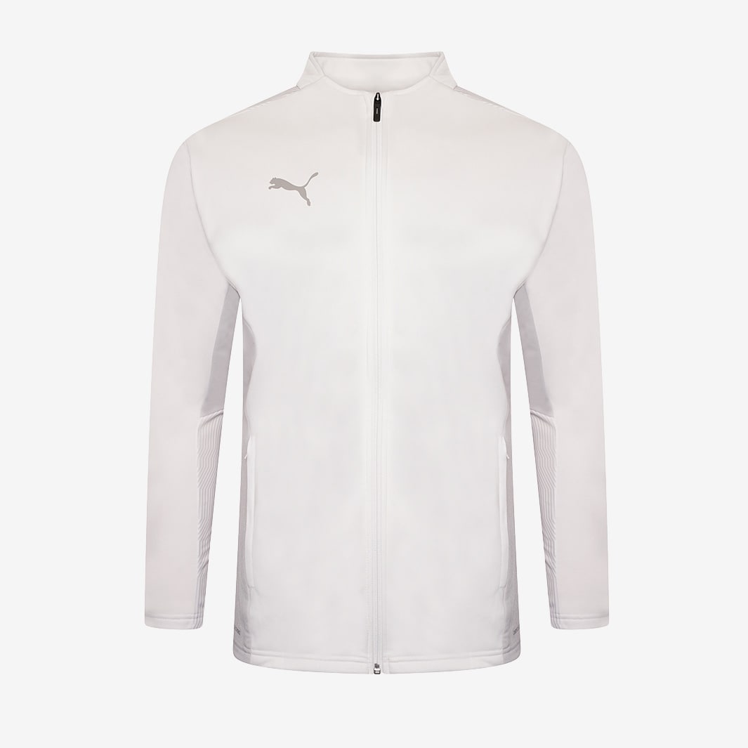 Puma Men KK Woven 2 Training Suit Set White Soccer Jacket Pants Jersey  92928202