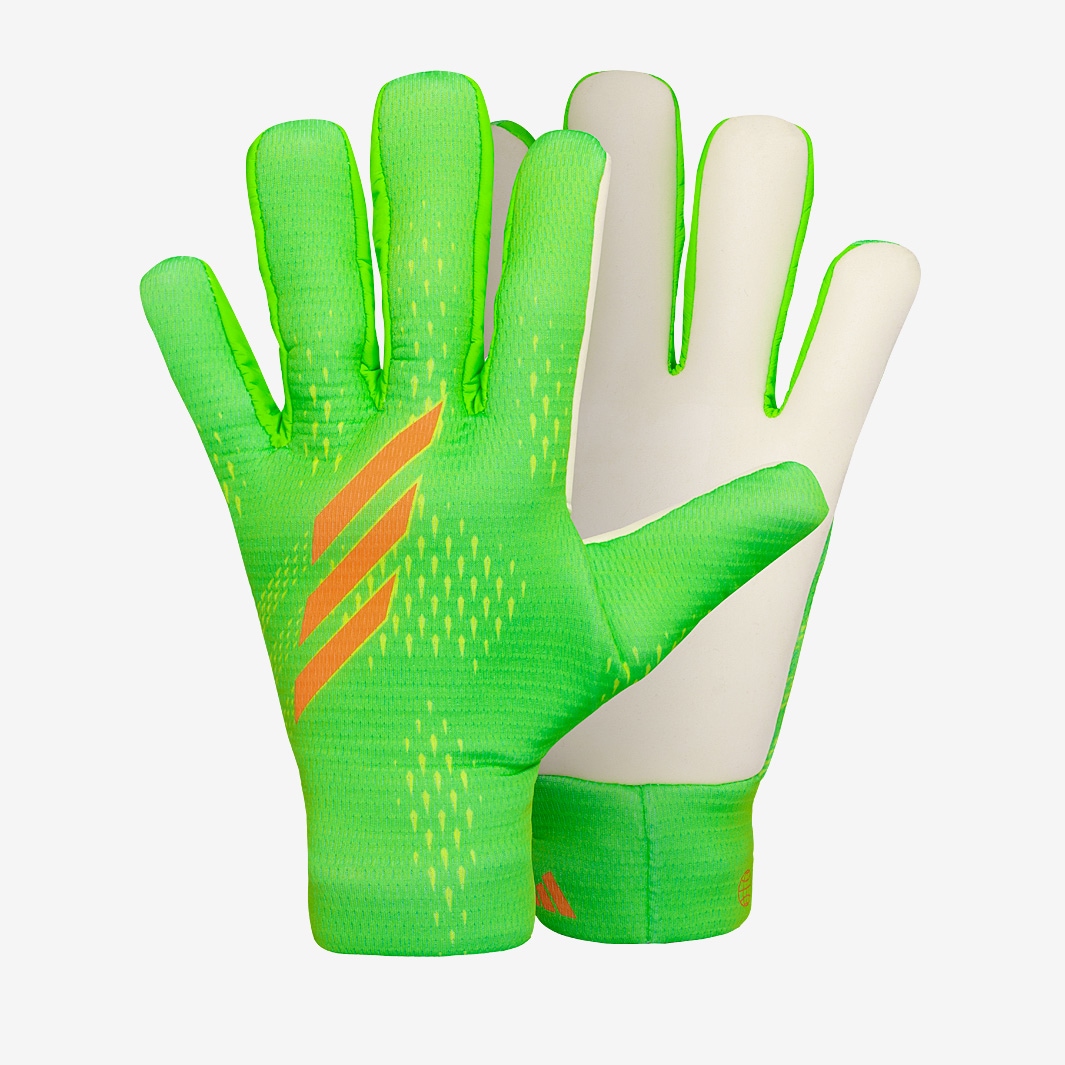 Adidas x Pro Goalkeeper Gloves - Solar Green/Black - 9