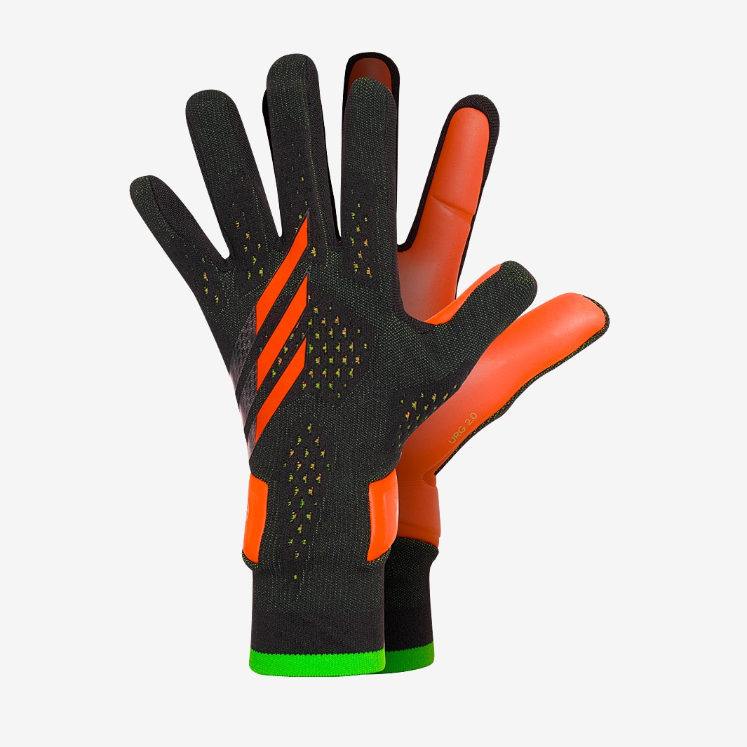 adidas X GL Pro Black/Solar Green/Solar Red Mens GK Gloves ProDirect Running