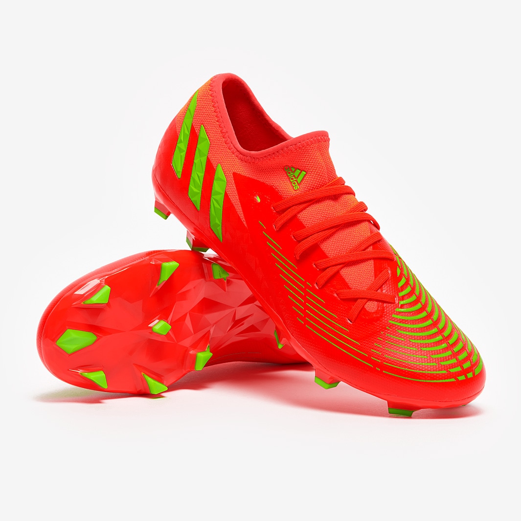 adidas Predator Edge.3 Low FG Rosso Solare/Team Verde Solare/Nero