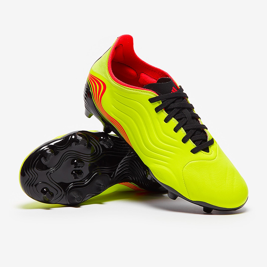 Scarpe Da Calcio Per Terra Battuta adidas Bambini Copa Sense.1 FG - Team Giallo Solare/Rosso Solare/Nero