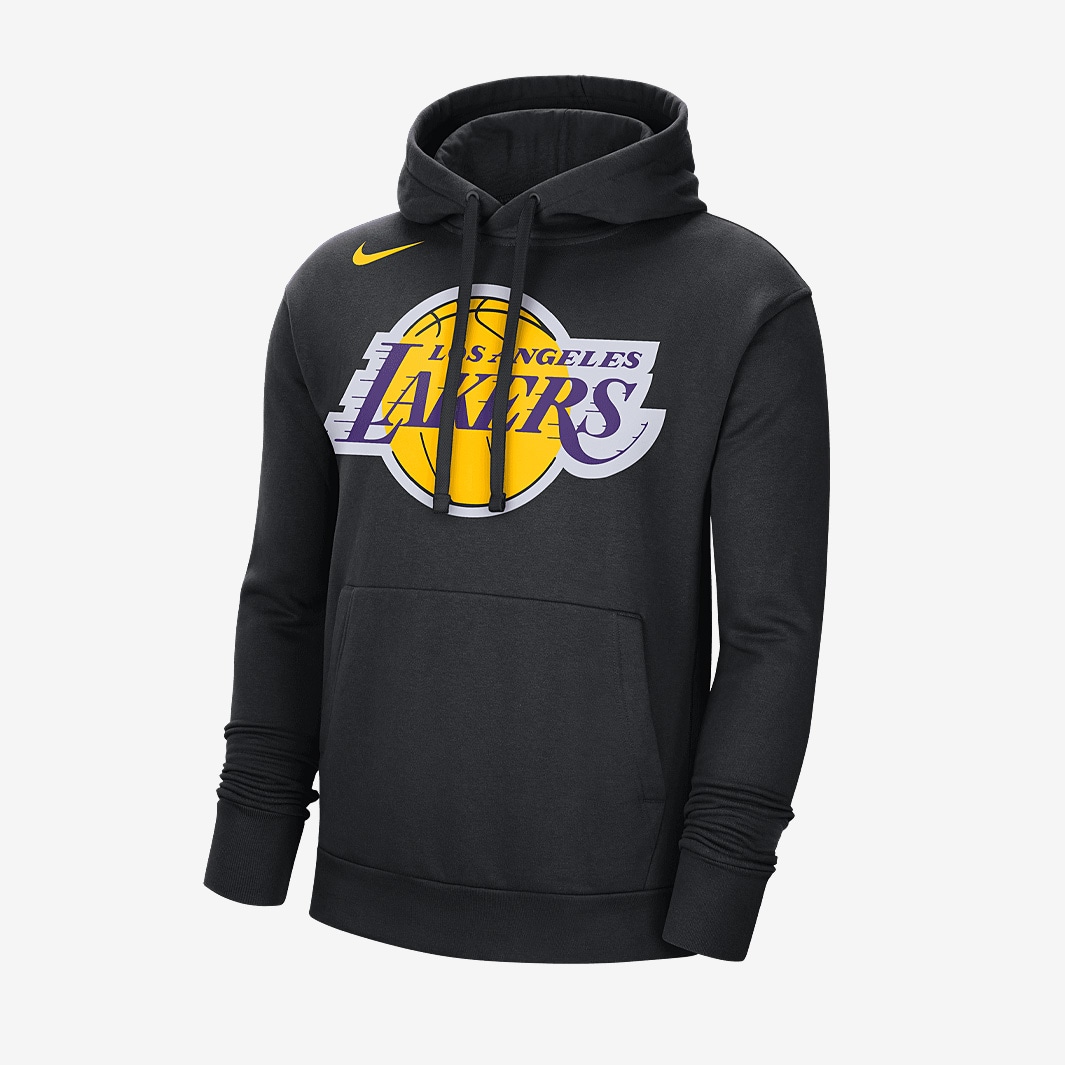 Nike NBA Los Angeles Lakers Essential Fleece Pullover Hoodie - Black ...