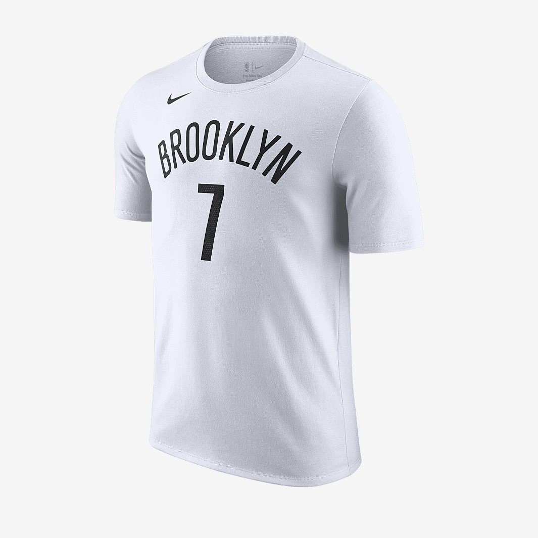 Nike NBA Kevin Durant Brooklyn Nets Essential Tee - White - Mens ...