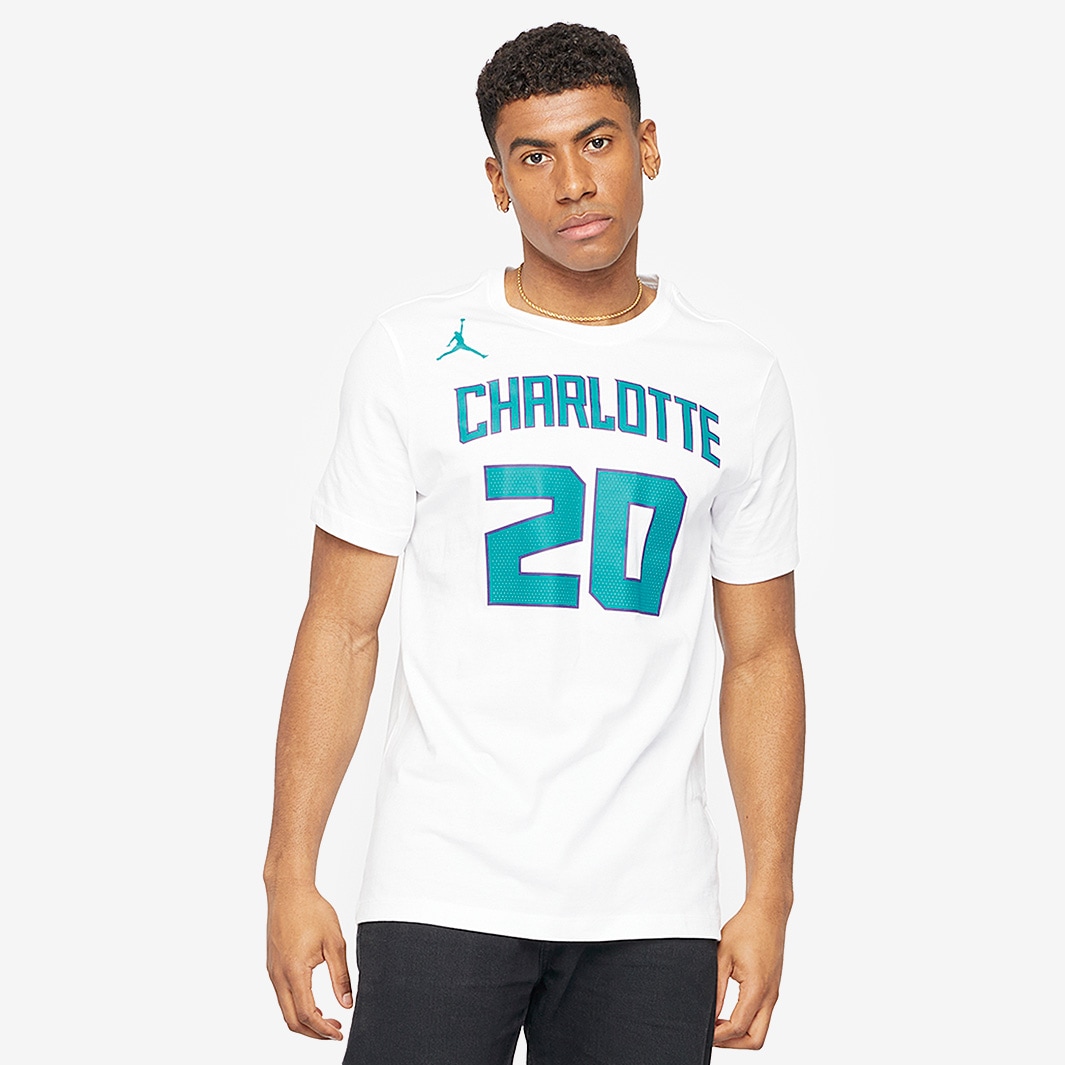 Jordan NBA LaMelo Ball Charlotte Hornets Essential Tee - White - Mens ...