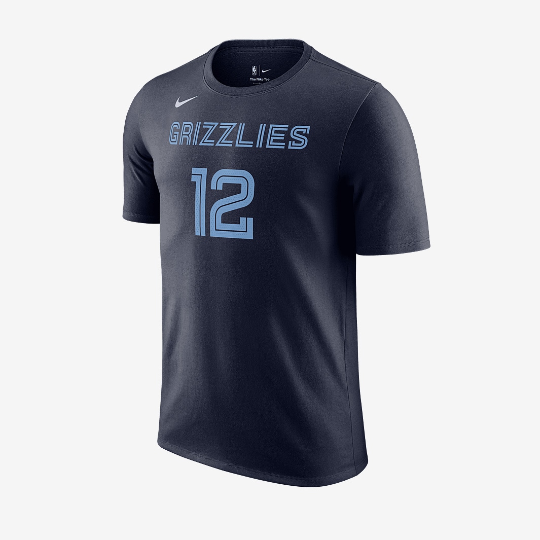 Nike NBA Ja Morant Memphis Grizzlies Essential Tee - College Navy ...