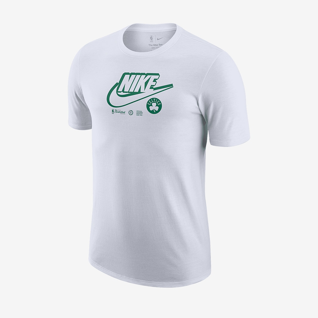 Nike NBA Boston Celtics Dri-FIT Essential Logo Tee - White - Mens Replica