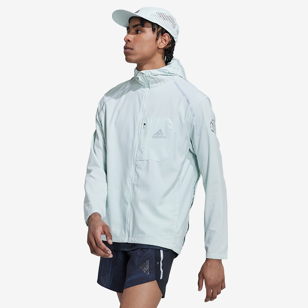 adidas Marathon Jacket - Linen Green/Green Oxide - Mens Clothing | Pro ...