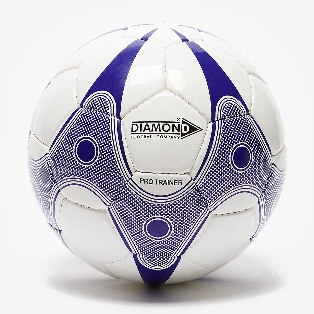 Diamond Skill Football (Size 2) White/Blue Footballs