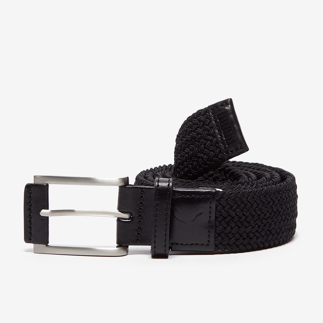 Puma Jackpot Braided Belt - Puma Black - Accessories | Pro:Direct Golf