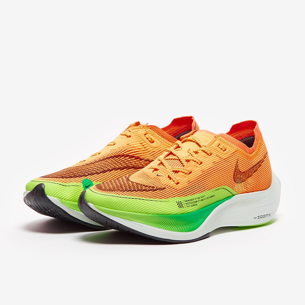 Nike ZoomX VaporFly Next％2 イエロー/グリーン Nike - ZoomX Vaporfly Next%2 - DISTANCE