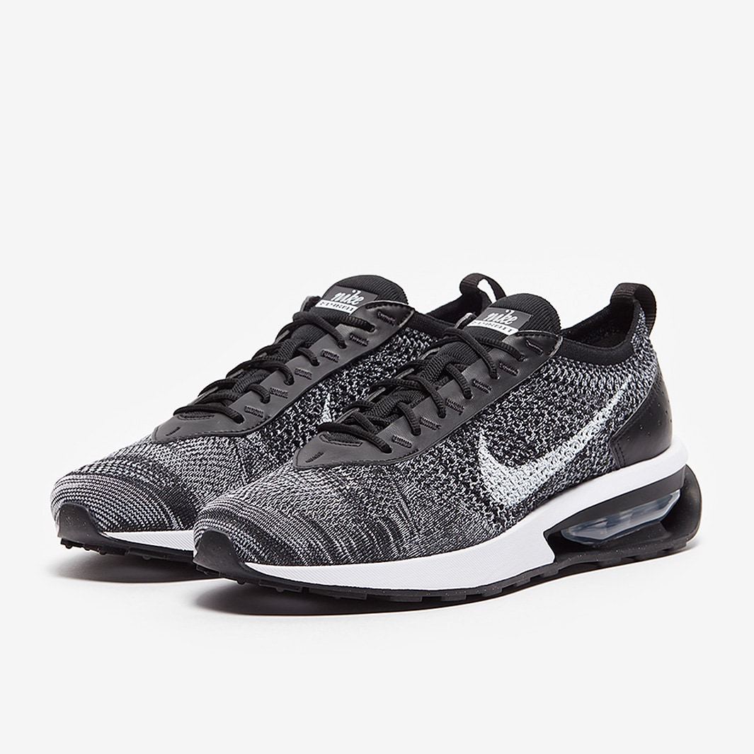 Nike Sportswear Air Max Flyknit Racer - Black/White - Trainers - Mens ...