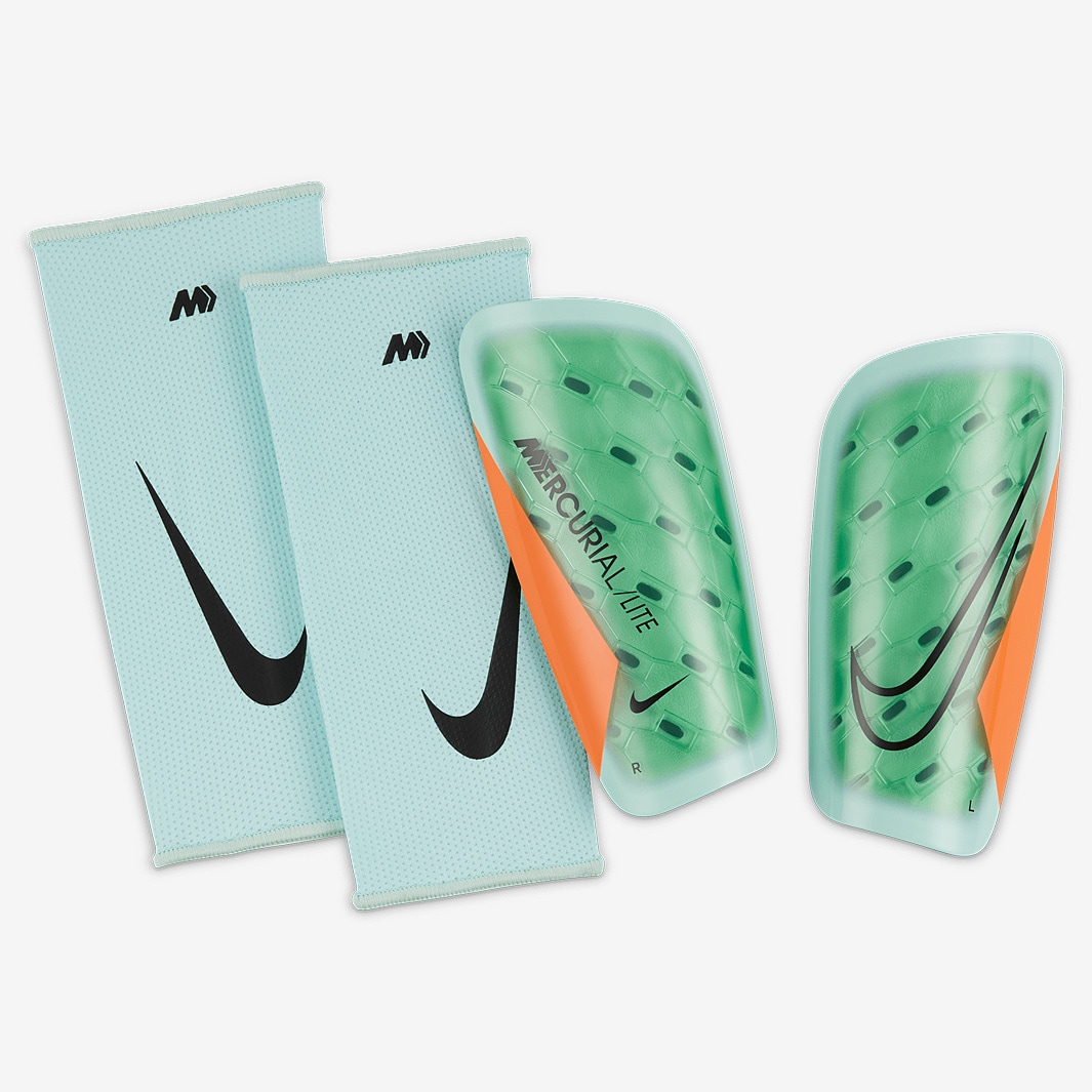 dividendo motor Desviar Espinilleras Nike Mercurial Lite - Menta Espuma/Total Naranja/Negro -  Complementos | Pro:Direct Soccer