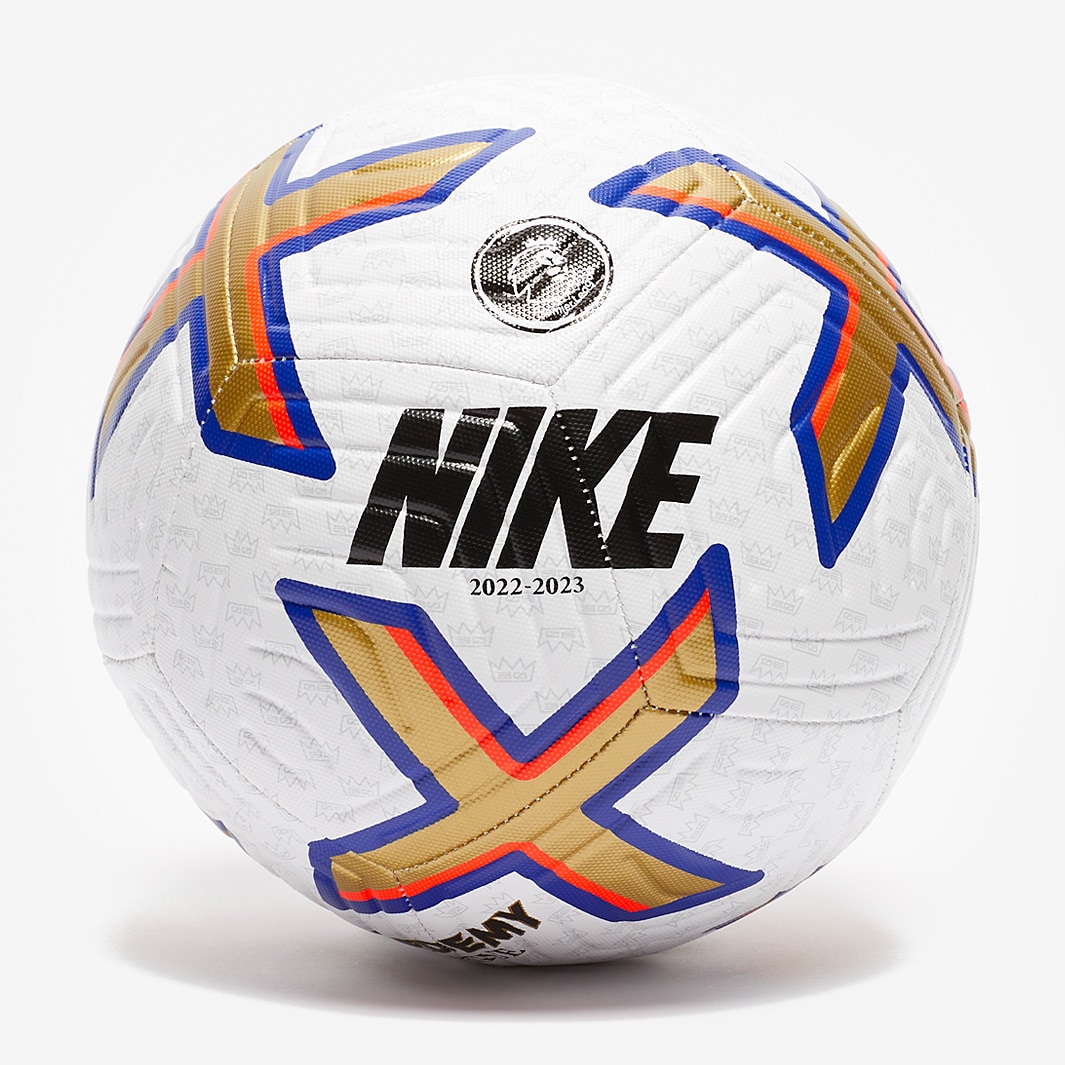Probar submarino hijo Nike Premier League Academy Football - White/Gold/Blue/Black - Footballs 