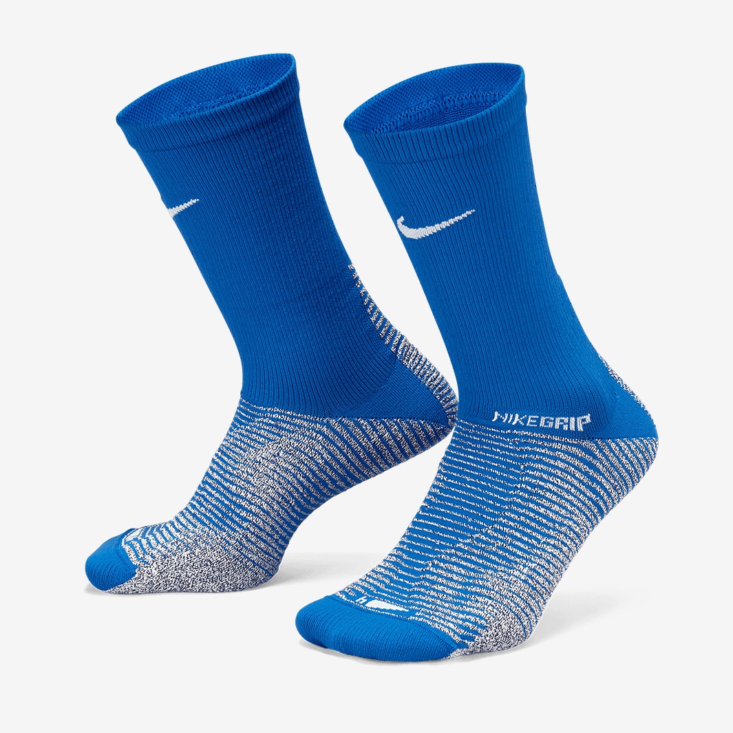 Nike Strike Crew Socks - Royal Blue/White - Footballs