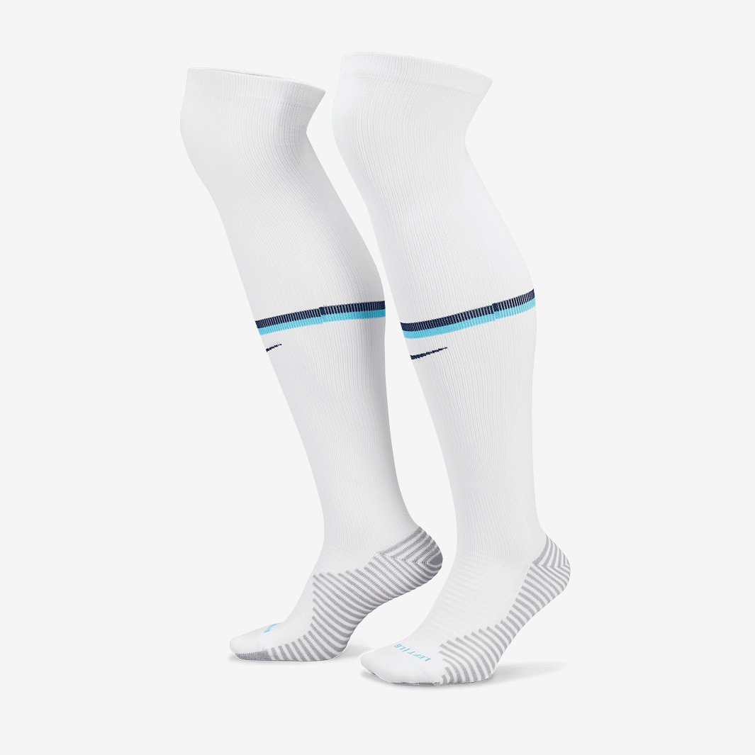 Nike England Strike Home Socks - White/Blue Void - Mens Replica | Pro ...