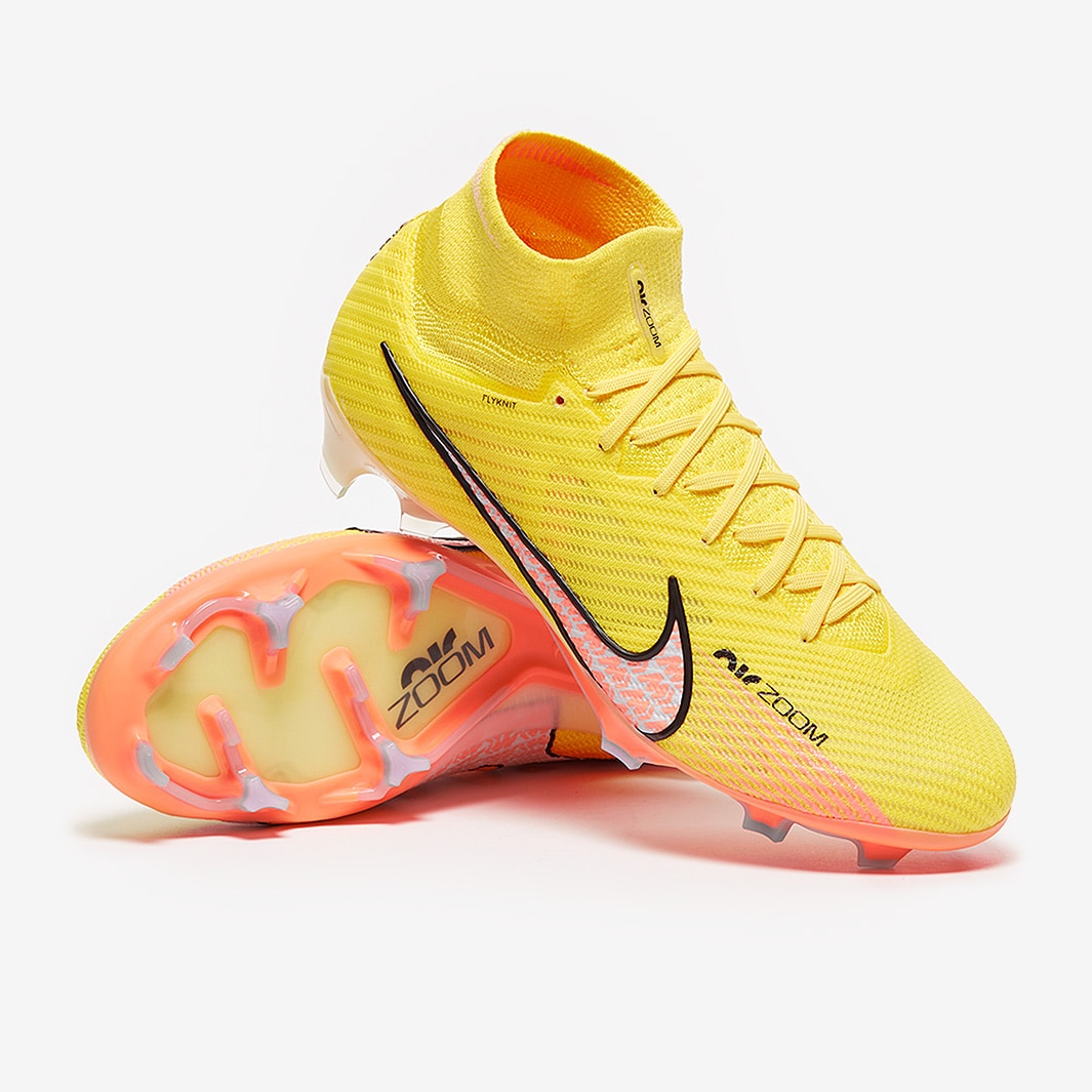 Nike Air Zoom Mercurial Superfly 9 Elite FG Soccer Cleat - Yellow