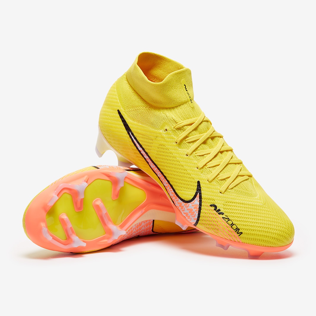 Nike Air Zoom Mercurial Superfly IX Pro FG Yellow Strike/Sunset Glow