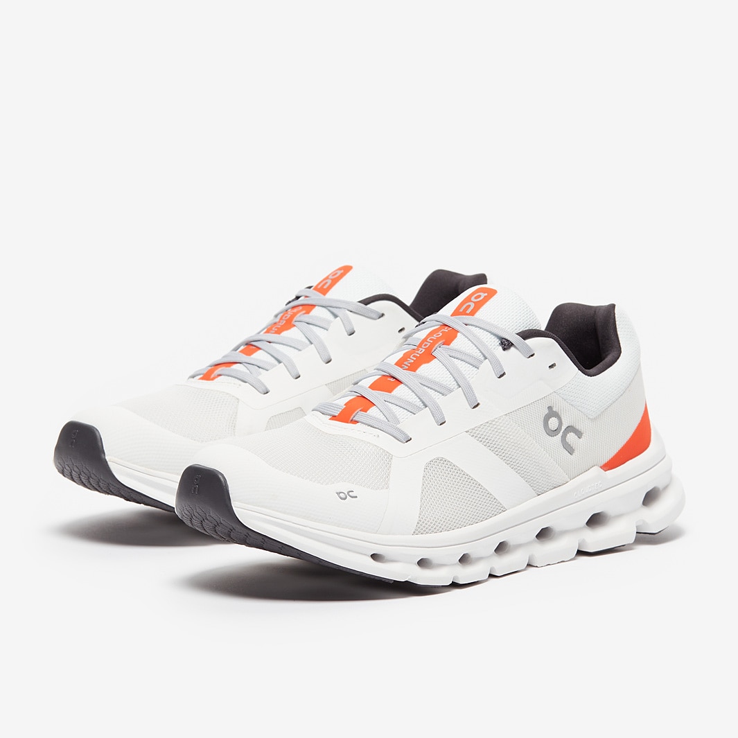 On Cloudrunner - Undyed-White/Flame - Mens Shoes | Pro:Direct Running