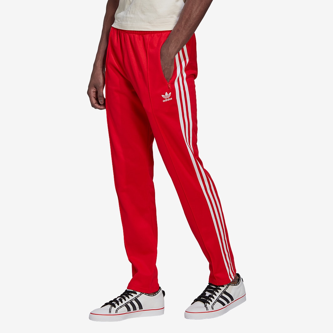 adidas Originals Beckenbauer Track Pants - Vivid Red - Vivid Red - Mens ...