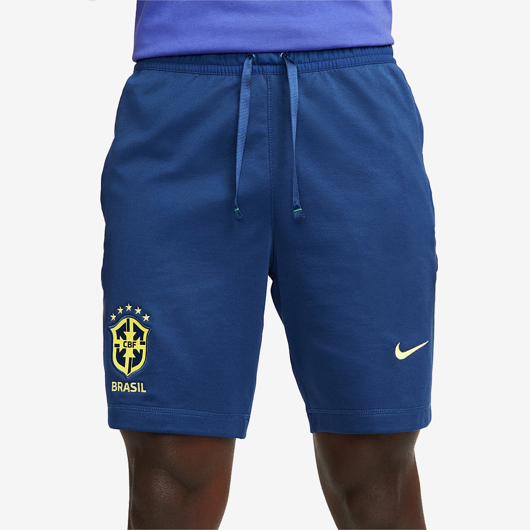Nike Brazil 2023 Travel Short - Coastal Blue/Green Spark/Dynamic Yellow ...