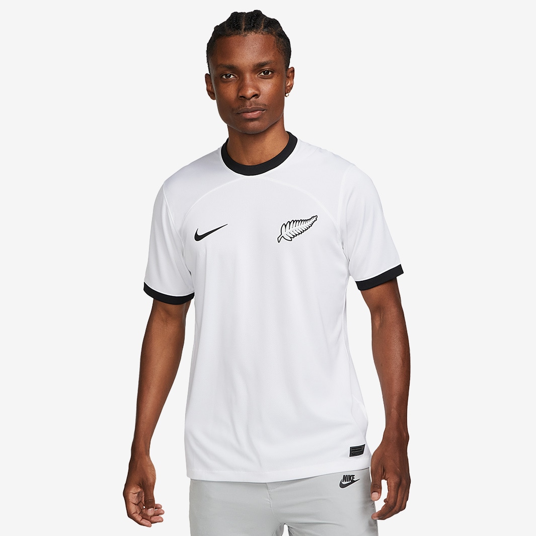 Nike New Zealand 22/23 Dri-Fit SS Home shirt - White/Black/Black - Mens ...