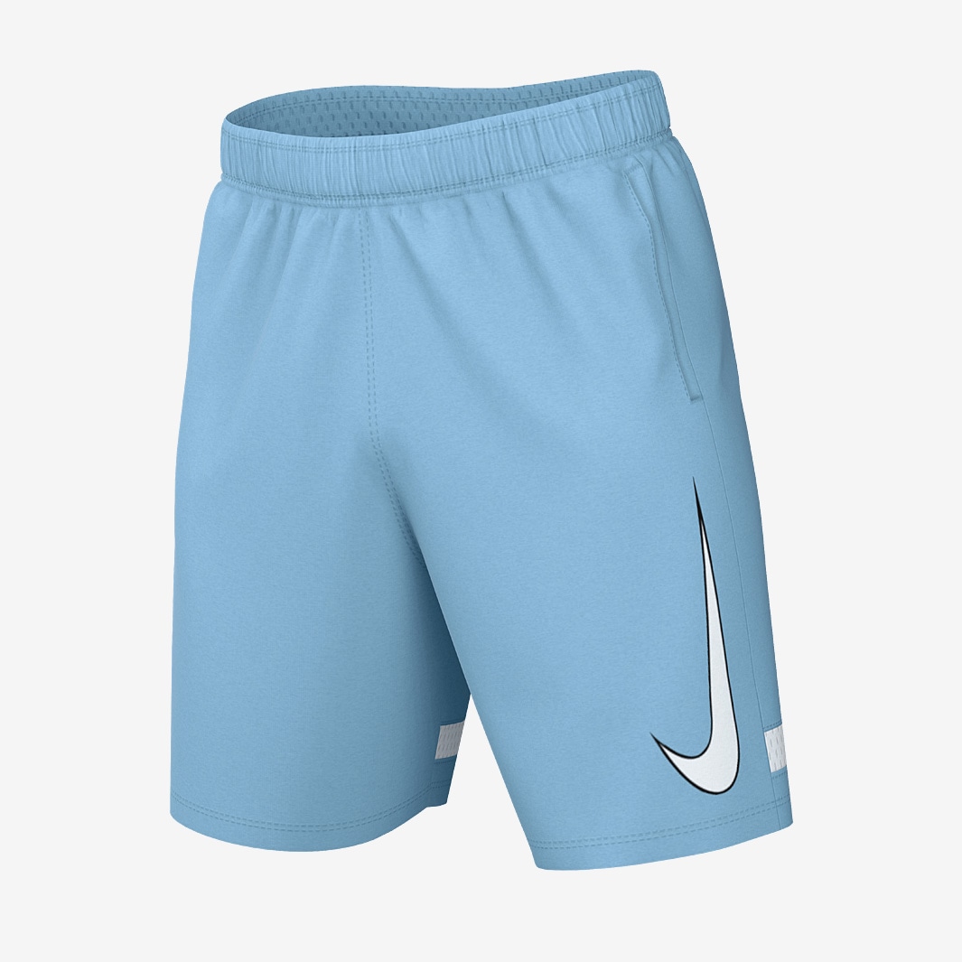 Nike Dri-Fit Academy Short - Blue Chill/White/White - Mens Clothing ...
