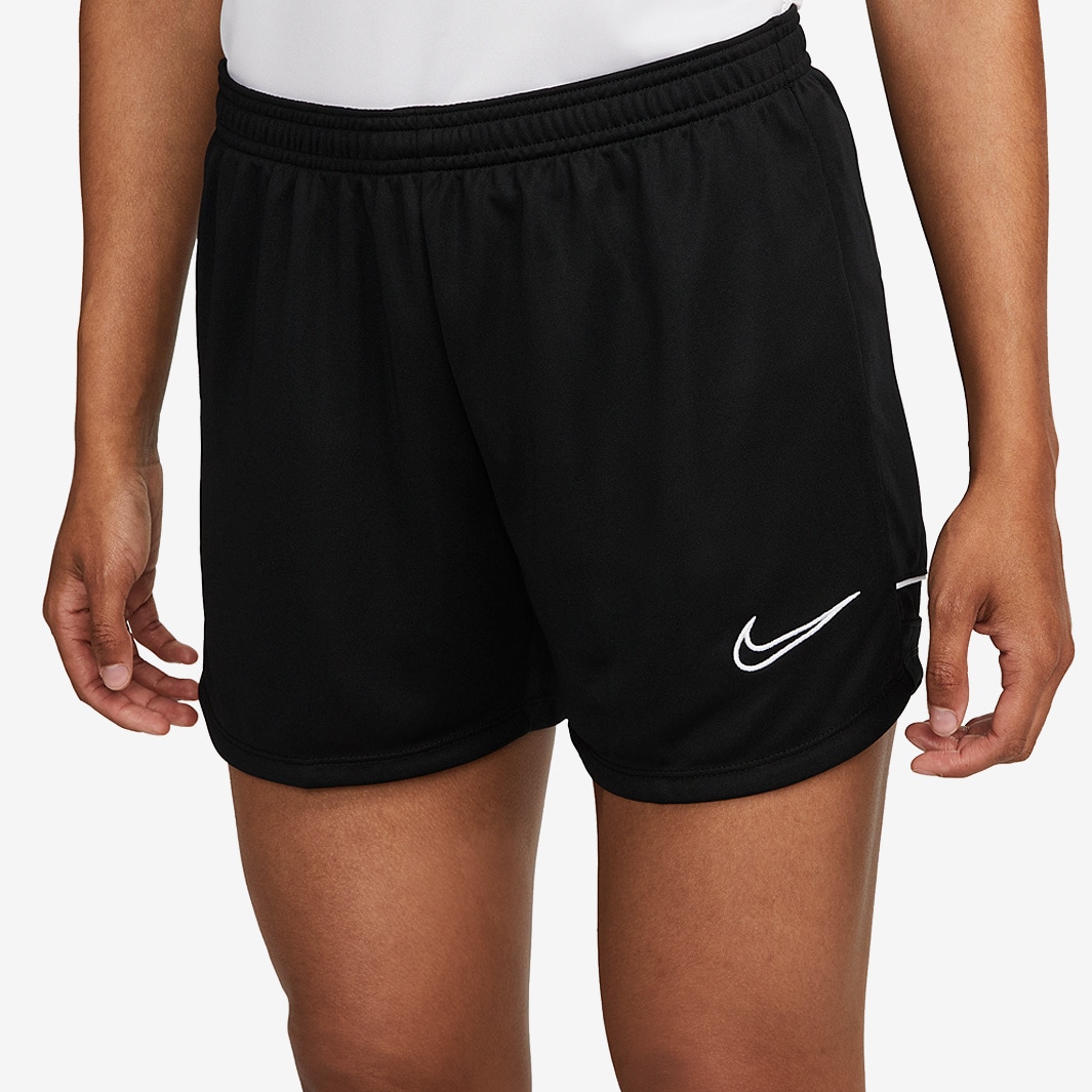 Nike Womens Dri-Fit Academy Shorts - Black/White/Black/White - Womens ...