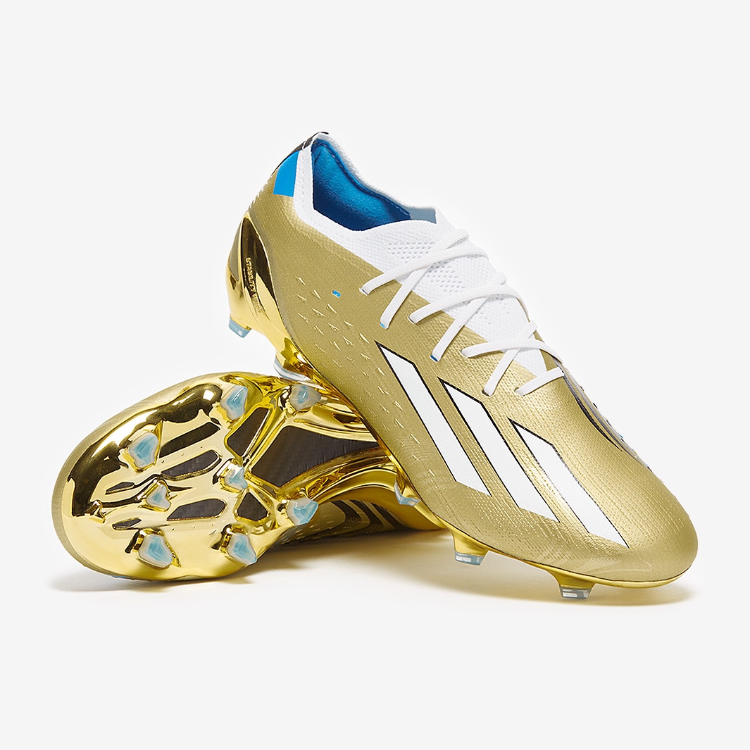 adidas X Speedportal Messi.1 FG Gold Met/Weiß/Pulse Blau Herren