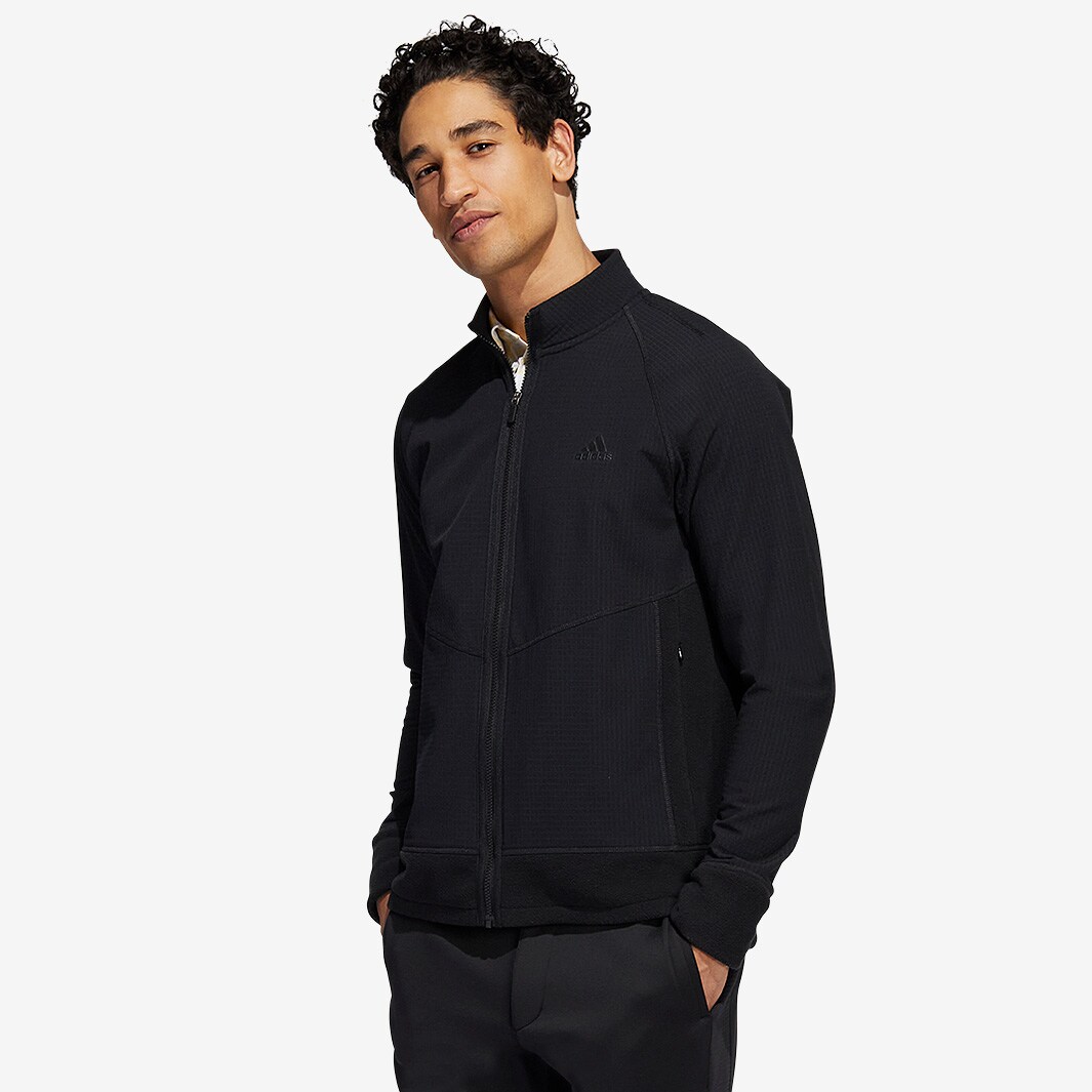 adidas Statement Full Zip Jacket - Black - Mens Clothing | Pro:Direct Golf