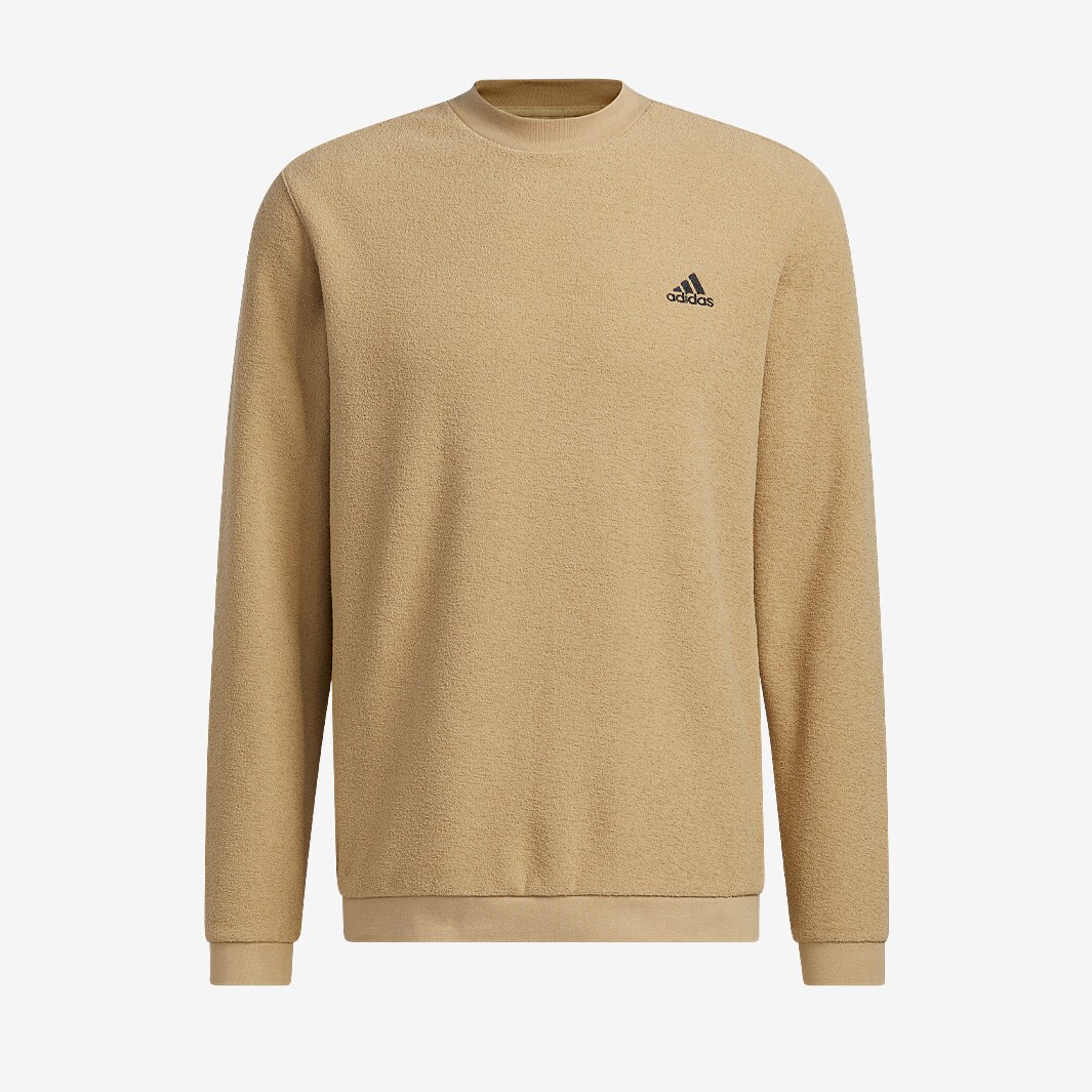 adidas Core Crew Pullover - Hemp - Mens Clothing | Pro:Direct Golf