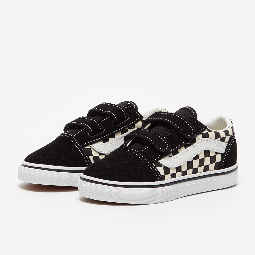 Vans Toddler Old Skool Velcro (TD) - Checkerboard - Trainers - Boys Shoes