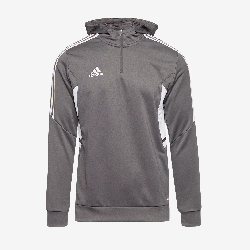 adidas Condivo 22 Training Top (With Hood) - Team Grey Four - Mens ...