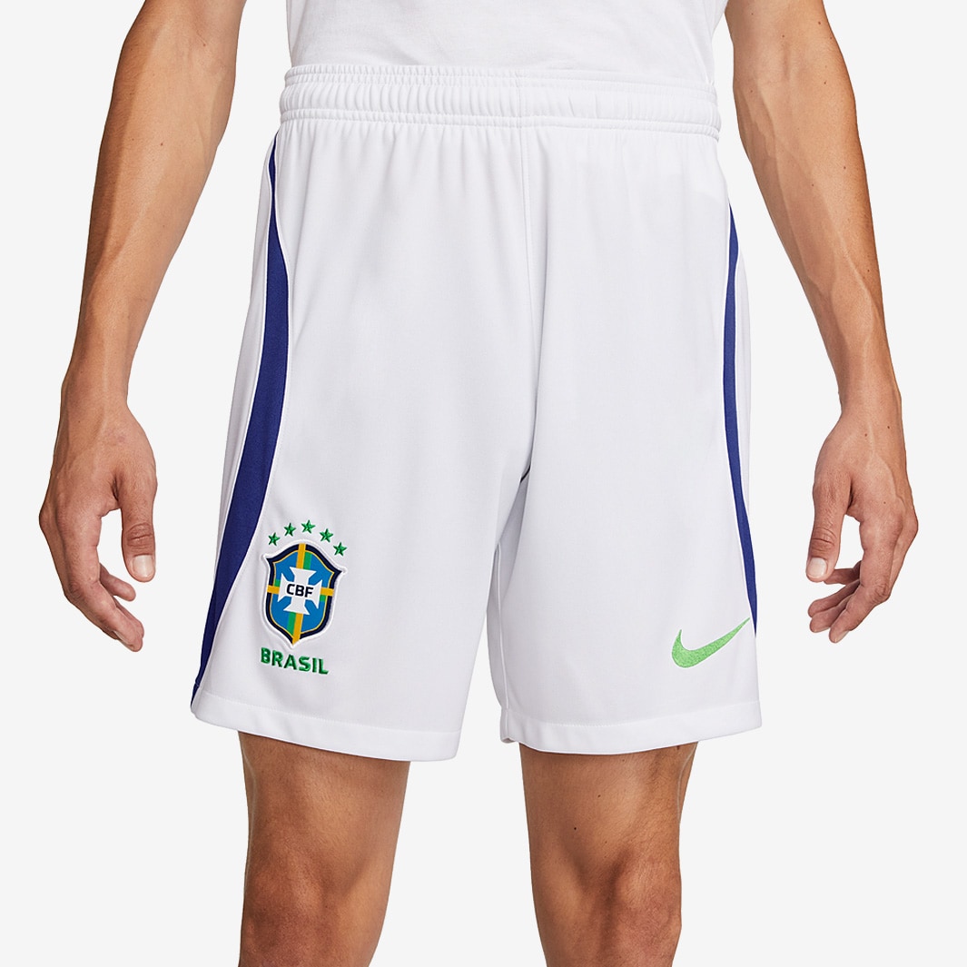 Nike Brazil 2023 Dri-Fit Stadium Short Away - White/Paramount Blue ...