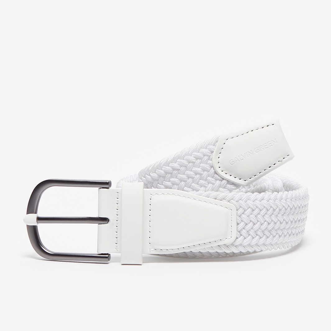 Galvin Green Wave Belt - White - Accessories