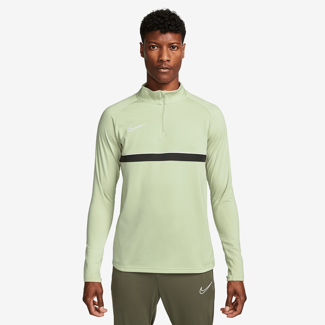 Nike Dri-Fit Academy 21 Drill Top - Olive Aura/White/Night Forest/White ...