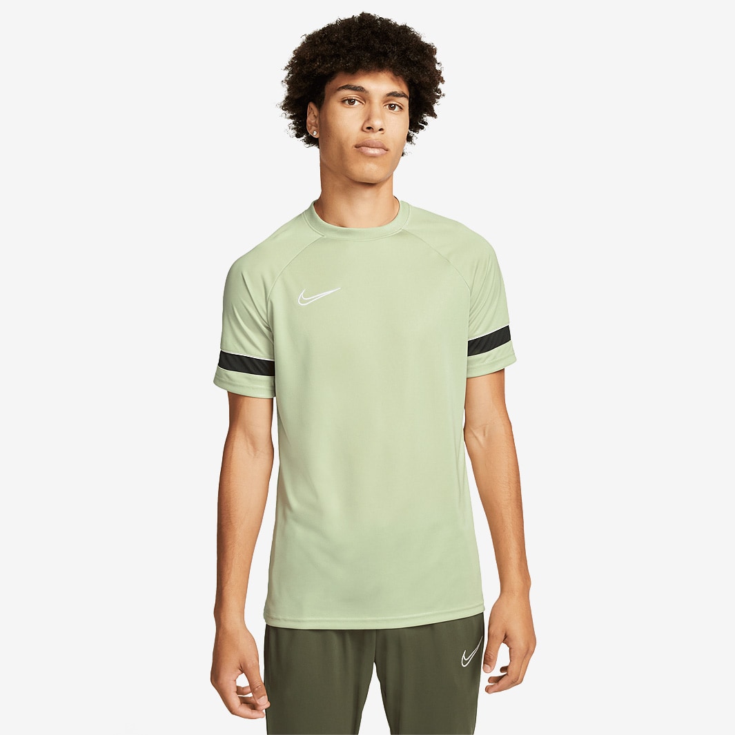 Nike Dri-Fit Academy 21 SS Top - Olive Aura/White/Night Forest/White ...