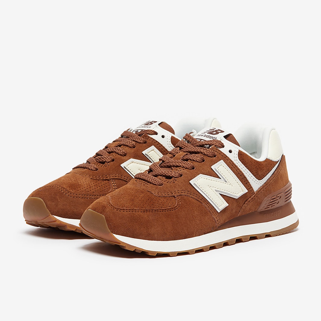 New Balance Womens 574 - True Brown - Trainers - Womens Shoes | Pro ...