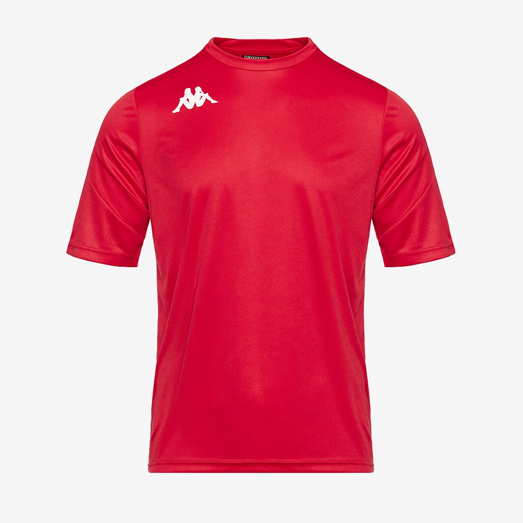 Kappa DOVO SS Shirt - Red - Mens Football Teamwear | Pro:Direct Soccer