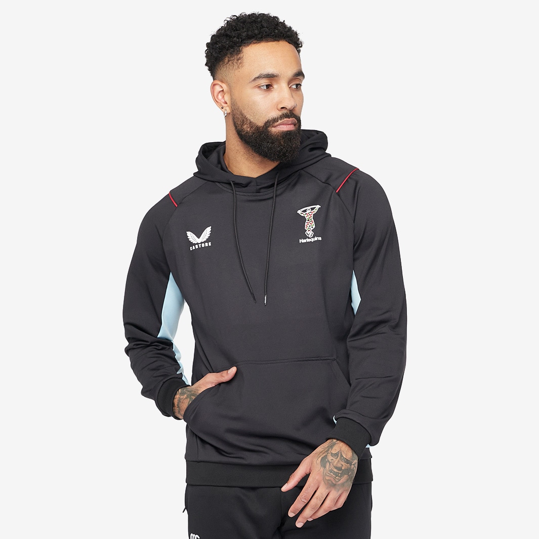 Castore Harlequins 22/23 Hoodie - Black - Mens Replica