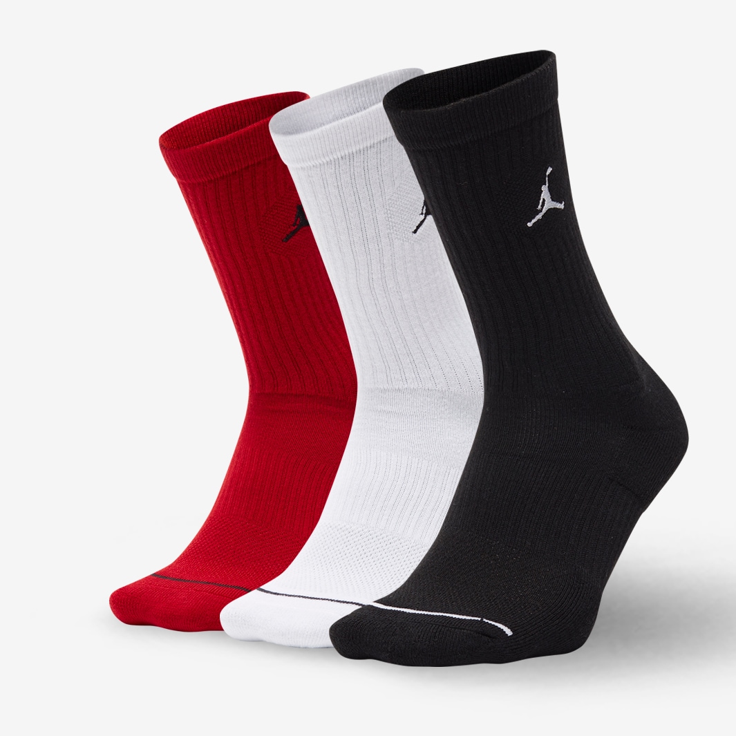 Jordan Ed Cush Crew Socks (3-Pair) - Multi-Colour - Mens Clothing