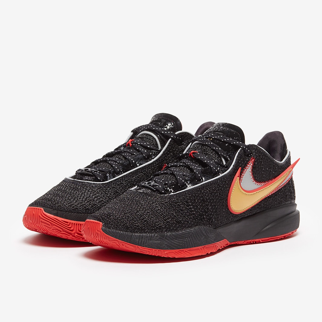 Nike LeBron XX - Black/Black/University Red - Mens Shoes | Pro:Direct ...