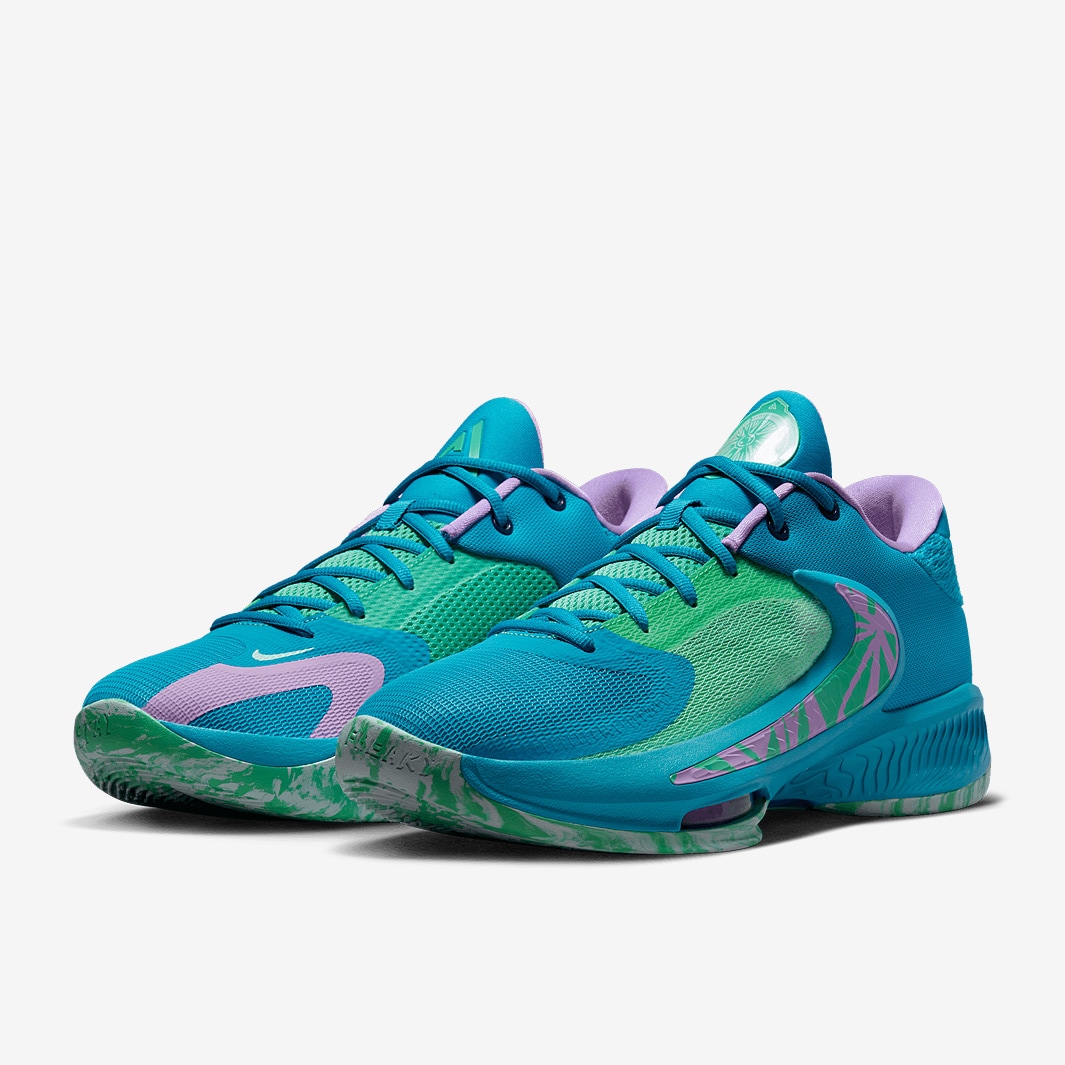 Nike Zoom Freak 4 - Laser Blue/Lilac/Light Menta - Mens Shoes | Pro ...