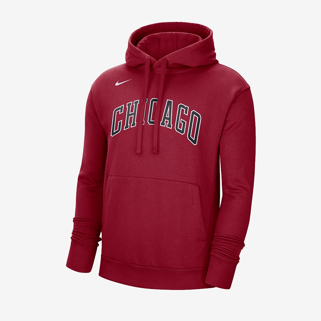 Nike NBA Chicago Bulls Essentials City Edition Fleece Pull-Over - Team ...