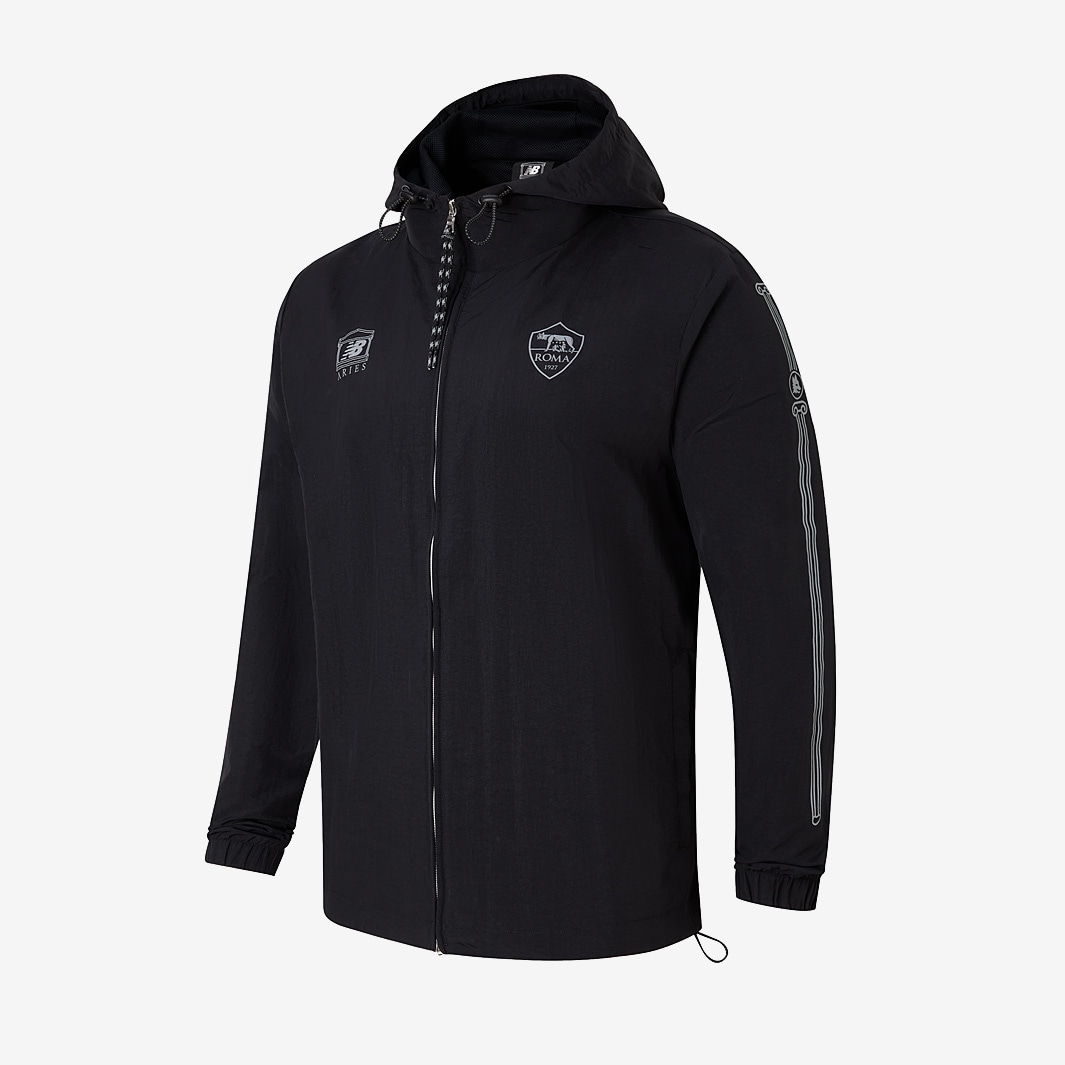 New Balance Roma X Aries Distro Capsule Pre Game Jacket - Black - Mens 