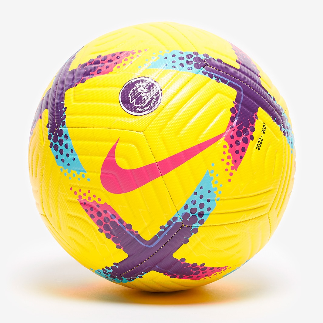 Premisa Ligero surco Nike Premier League Academy Football - Yellow/Purple/Red -  Yellow/Purple/Red - Footballs 