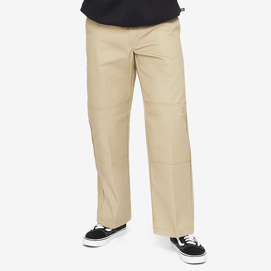 Dickies Double Knee Work Pants Khaki Bottoms Mens Clothing Pro