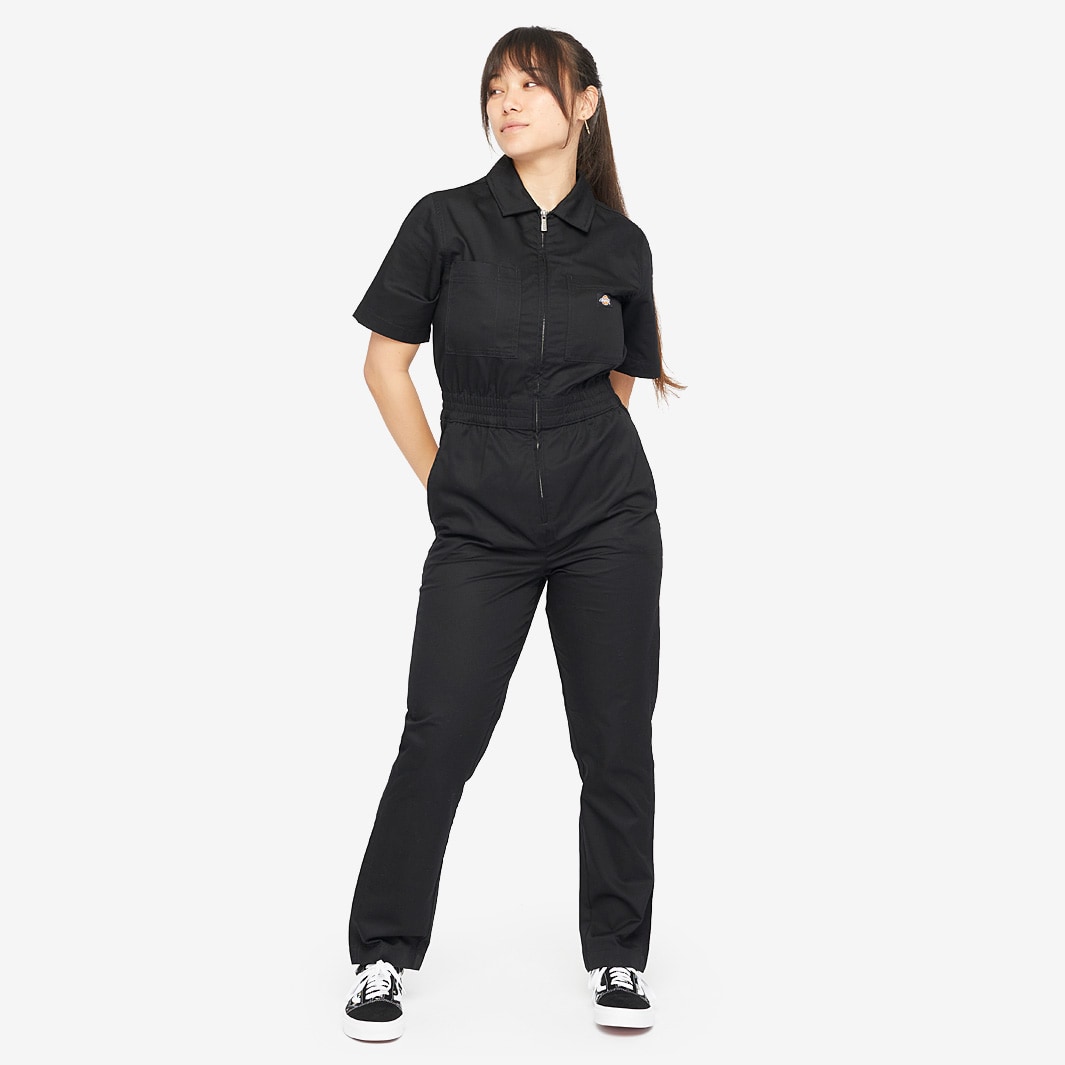 Dickies Womens Vale Coverall - Black - - Womens Clothing | Pro:Direct ...