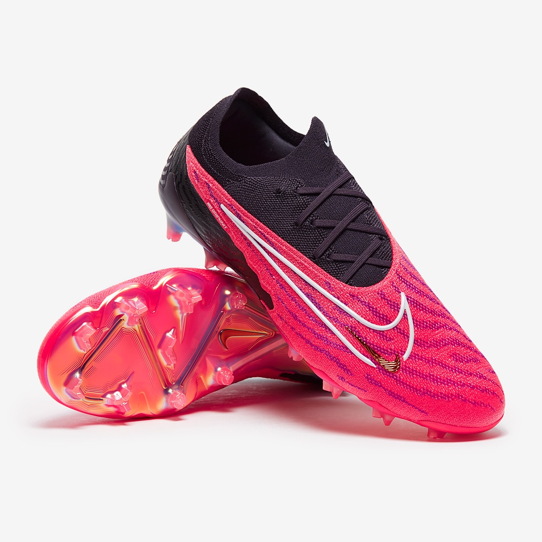 Nike Phantom GX Elite FG Hyper Pink/Weiß Herren Fußballschuhe Pro